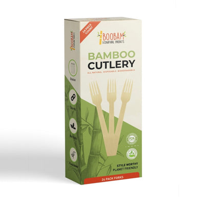 bamboo forks 24 count